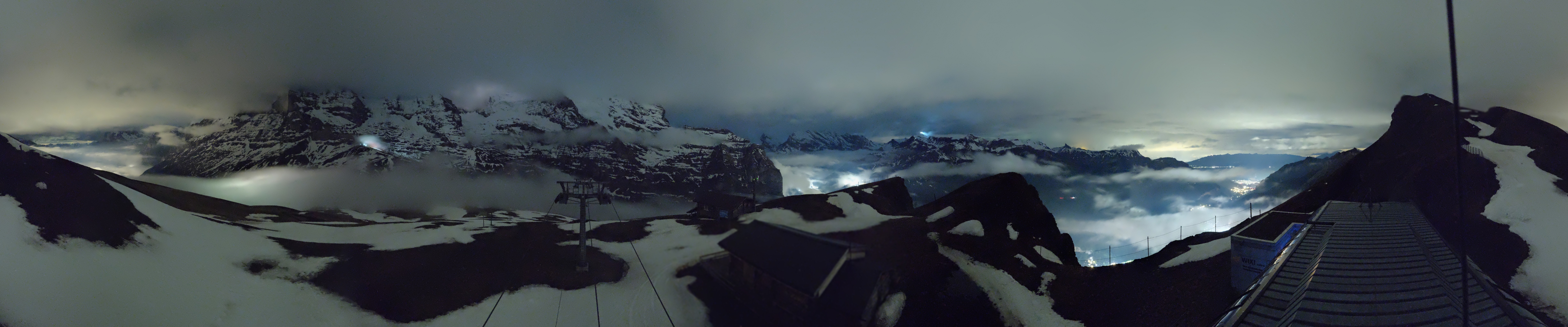 Archived image Webcam Top Station Lauberhorn, Grindelwald