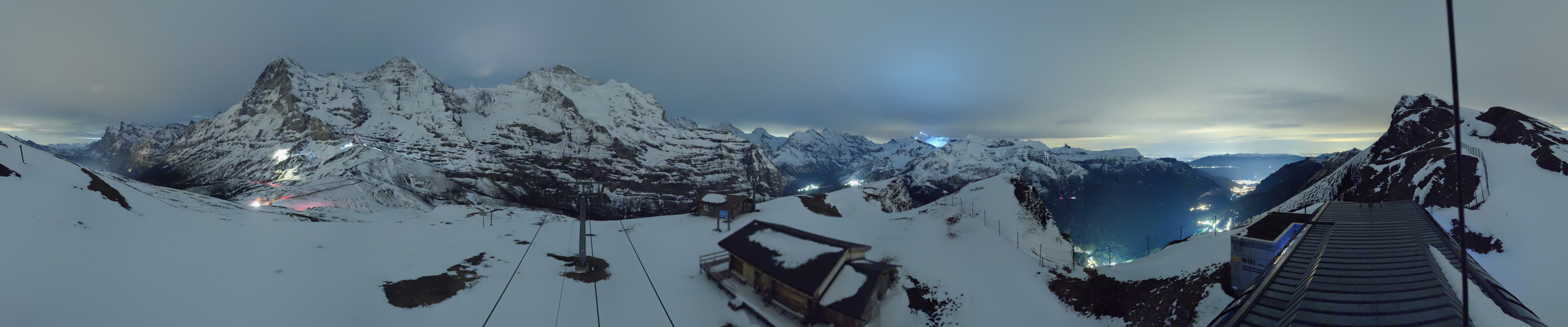 Archiv Foto Webcam Kleine Scheidegg-Lauberhorn, Grindelwald