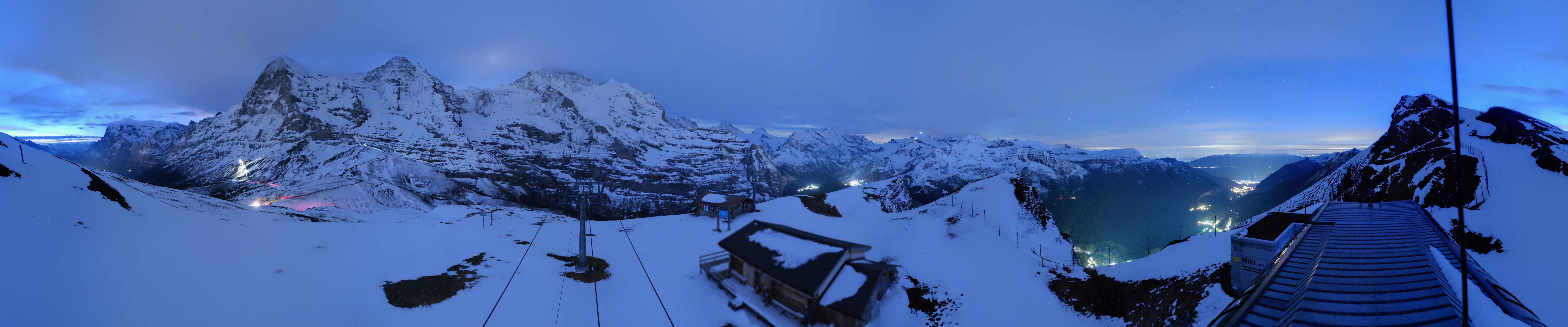 Archiv Foto Webcam Kleine Scheidegg-Lauberhorn, Grindelwald