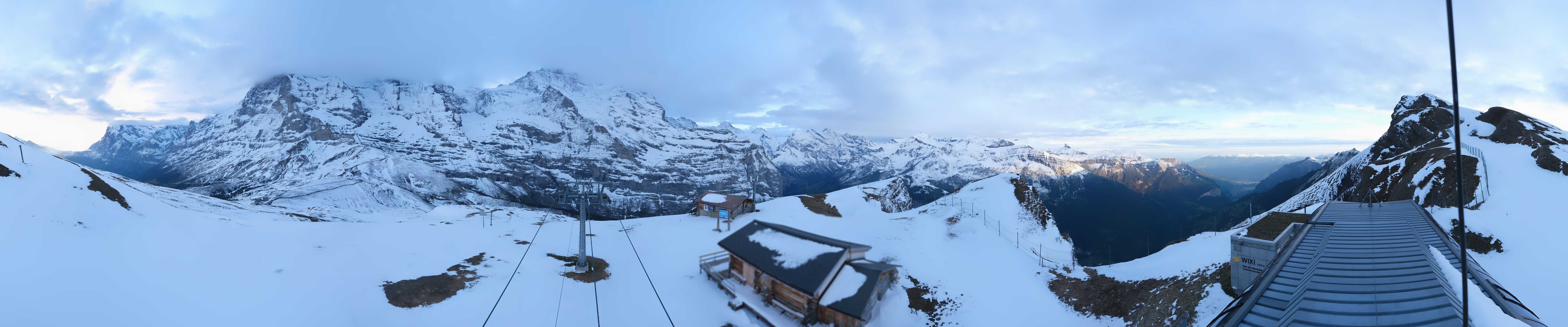 Archiv Foto Webcam Kleine Scheidegg-Lauberhorn, Grindelwald