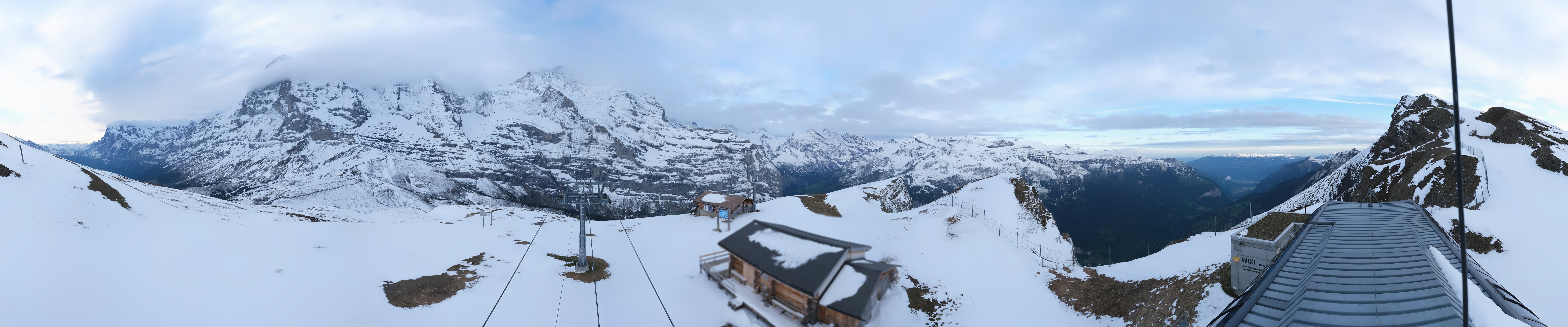 Archiv Foto Webcam Kleine Scheidegg-Lauberhorn, Grindelwald