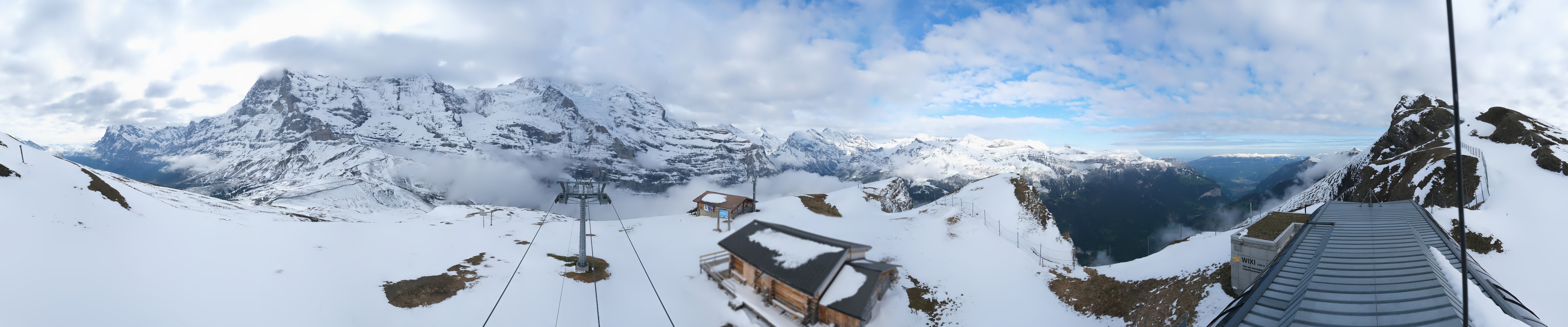 Archiv Foto Webcam Kleine Scheidegg-Lauberhorn, Grindelwald