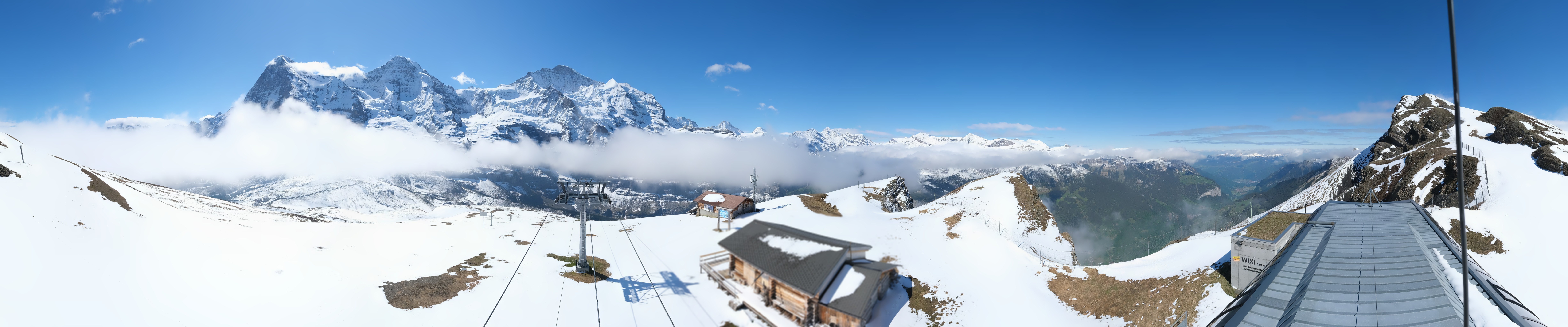 Archiv Foto Webcam Kleine Scheidegg-Lauberhorn, Grindelwald