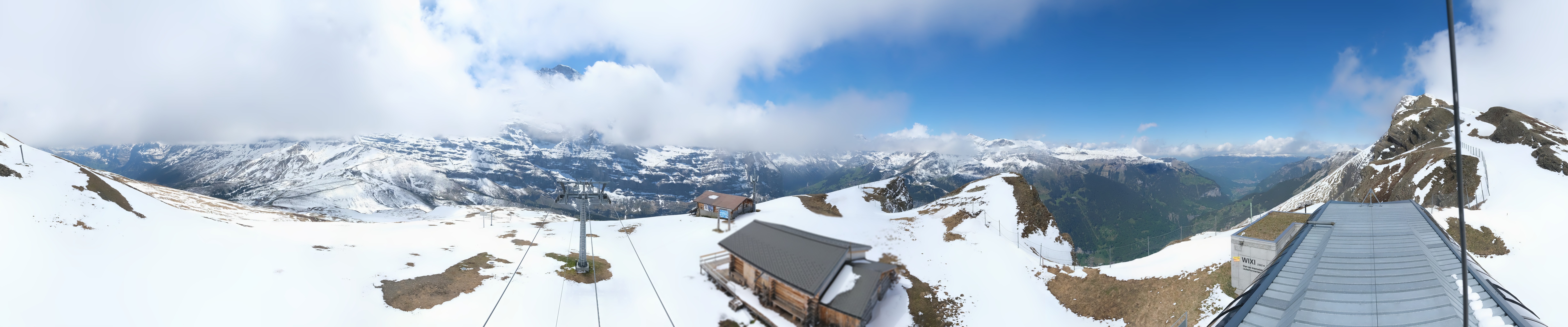 Archiv Foto Webcam Kleine Scheidegg-Lauberhorn, Grindelwald
