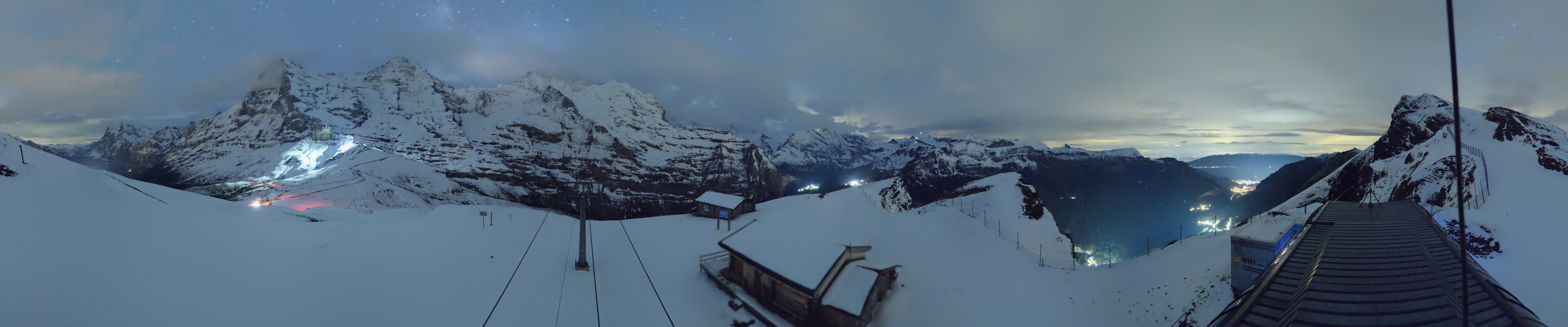 Archiv Foto Webcam Kleine Scheidegg-Lauberhorn, Grindelwald