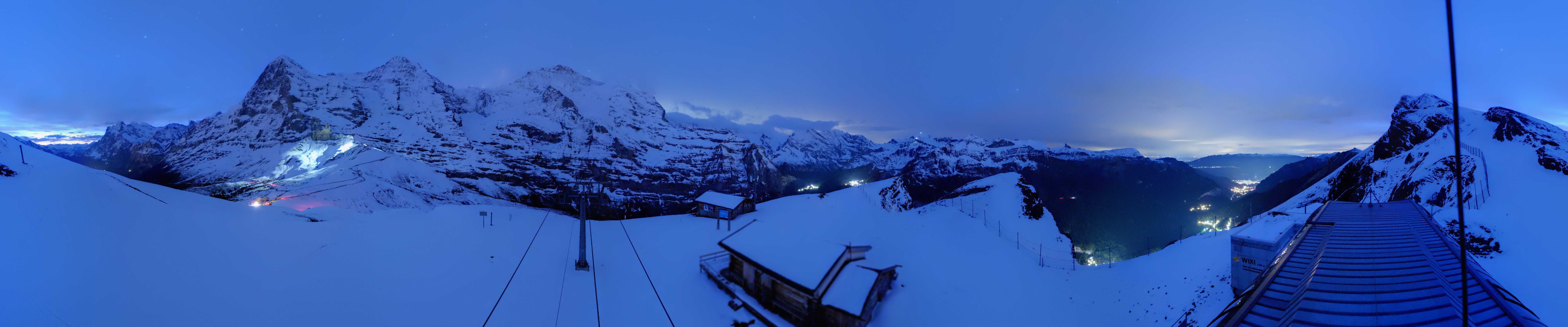 Archiv Foto Webcam Kleine Scheidegg-Lauberhorn, Grindelwald