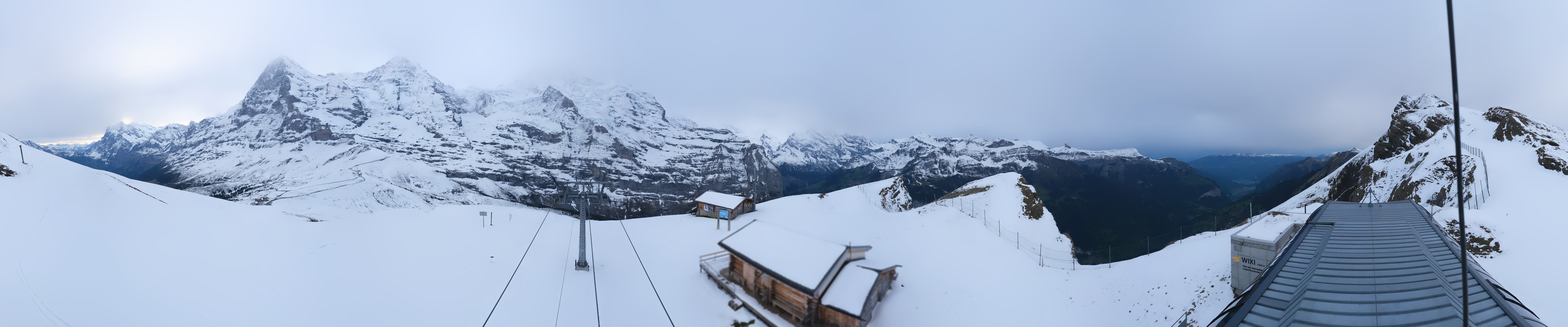 Archiv Foto Webcam Kleine Scheidegg-Lauberhorn, Grindelwald