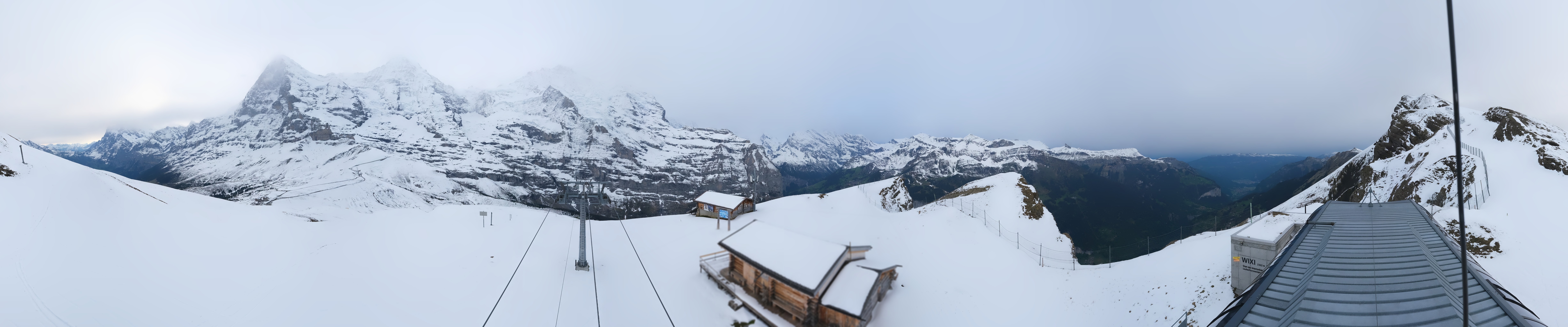 Archiv Foto Webcam Kleine Scheidegg-Lauberhorn, Grindelwald