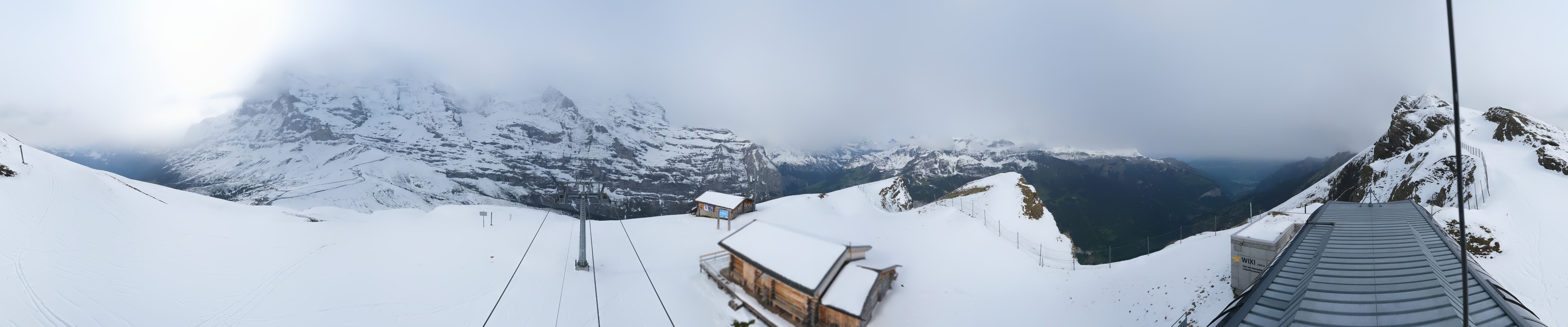 Archiv Foto Webcam Kleine Scheidegg-Lauberhorn, Grindelwald