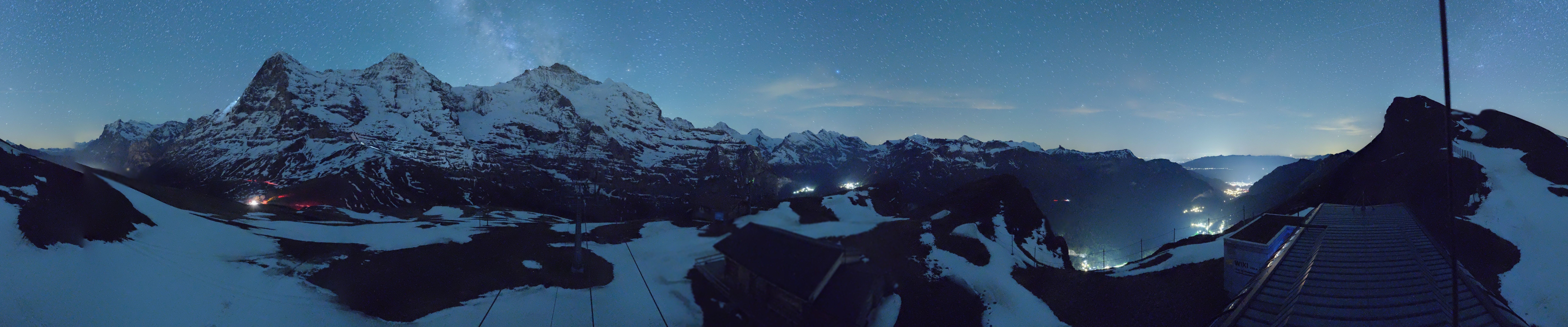 Archiv Foto Webcam Kleine Scheidegg-Lauberhorn, Grindelwald