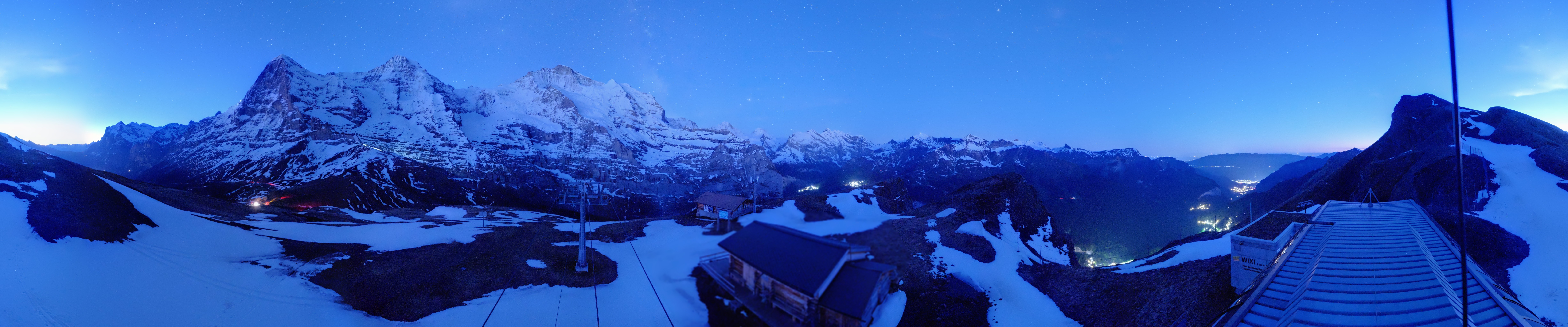 Archiv Foto Webcam Kleine Scheidegg-Lauberhorn, Grindelwald