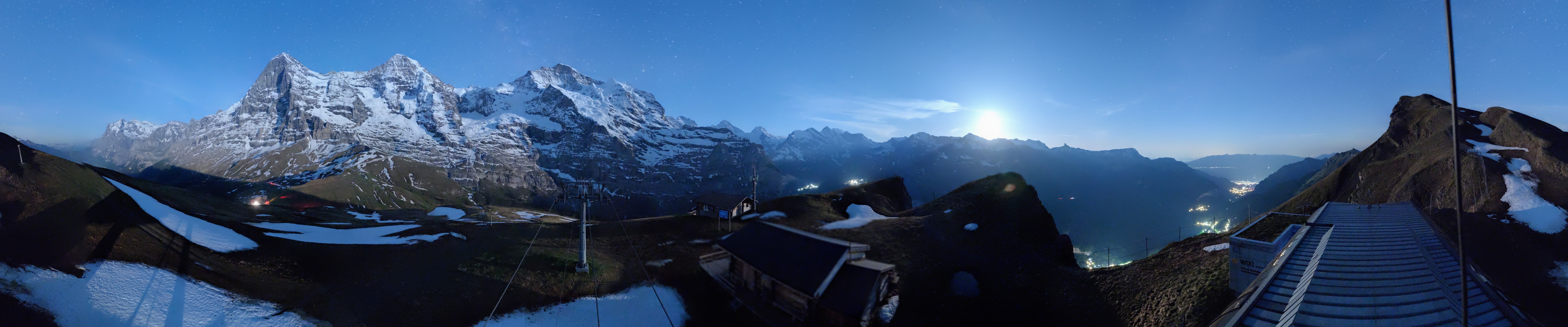 Archiv Foto Webcam Kleine Scheidegg-Lauberhorn, Grindelwald