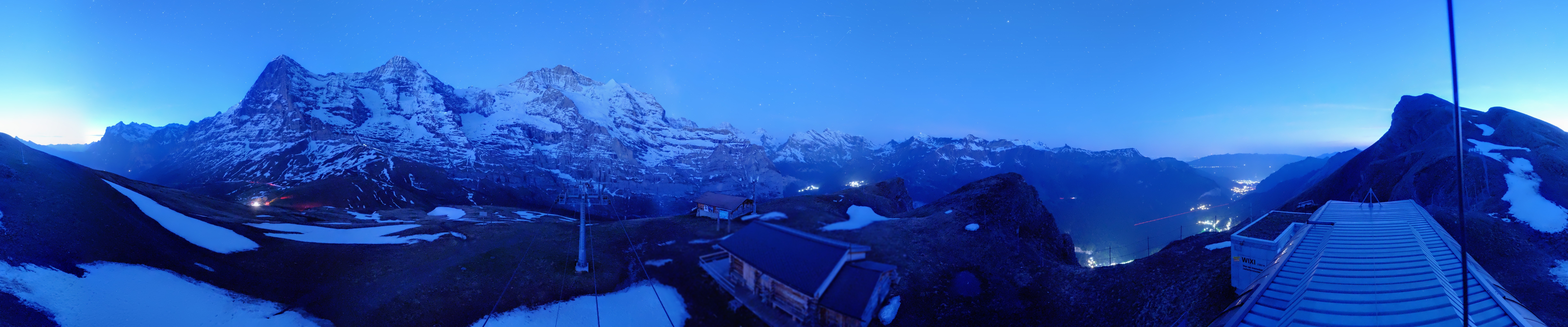 Archiv Foto Webcam Kleine Scheidegg-Lauberhorn, Grindelwald