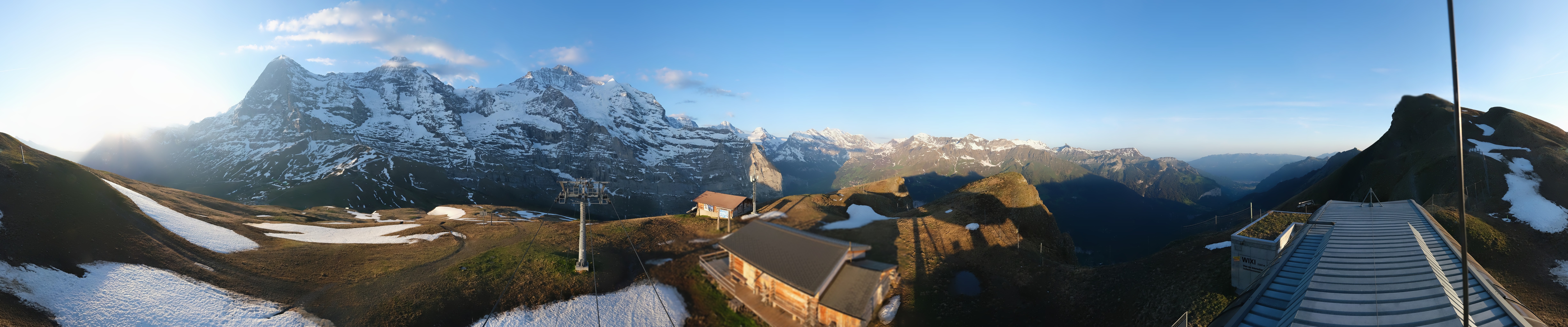 Archiv Foto Webcam Kleine Scheidegg-Lauberhorn, Grindelwald