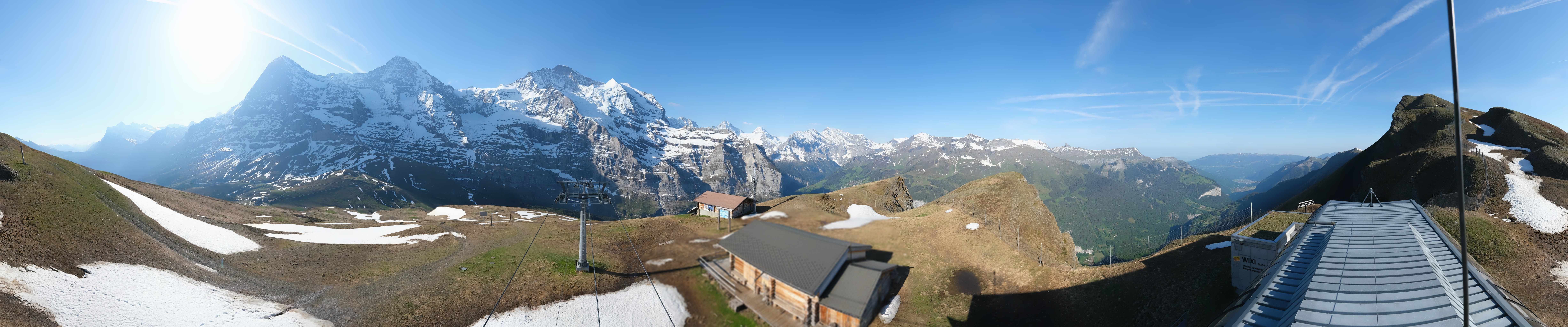 Archiv Foto Webcam Kleine Scheidegg-Lauberhorn, Grindelwald