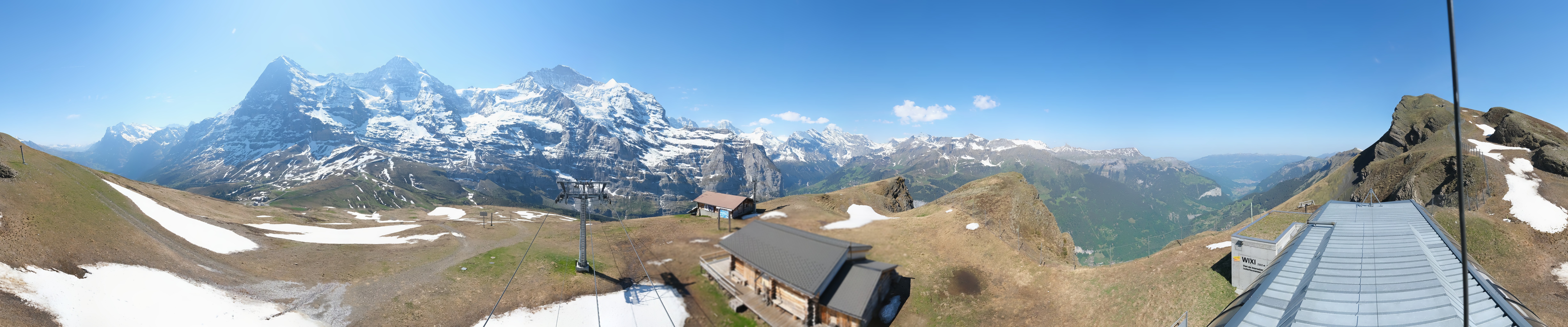 Archived image Webcam Top Station Lauberhorn, Grindelwald