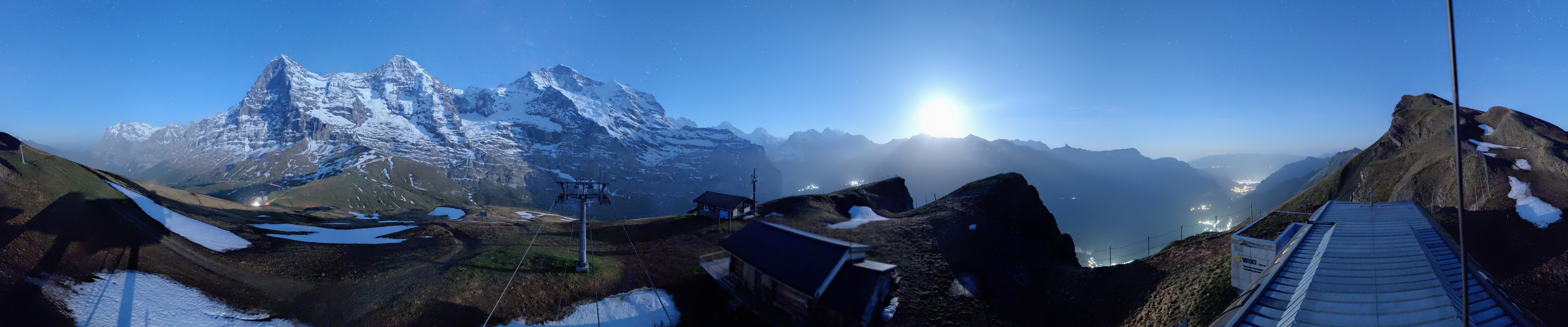Archiv Foto Webcam Kleine Scheidegg-Lauberhorn, Grindelwald