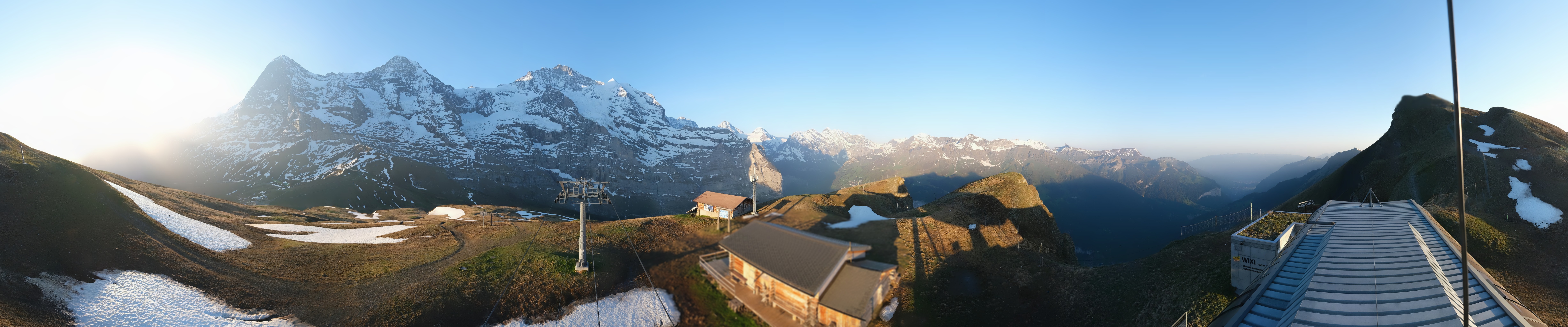 Archiv Foto Webcam Kleine Scheidegg-Lauberhorn, Grindelwald