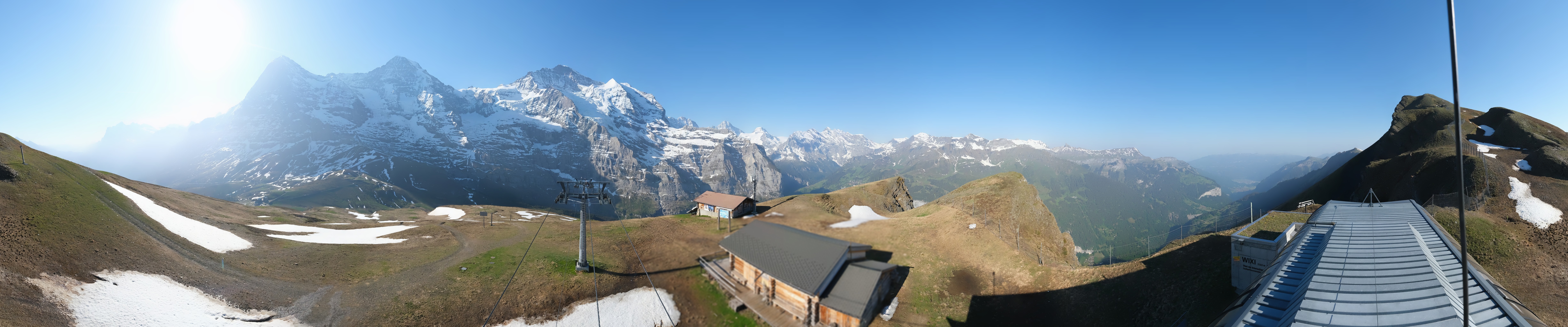 Archiv Foto Webcam Kleine Scheidegg-Lauberhorn, Grindelwald