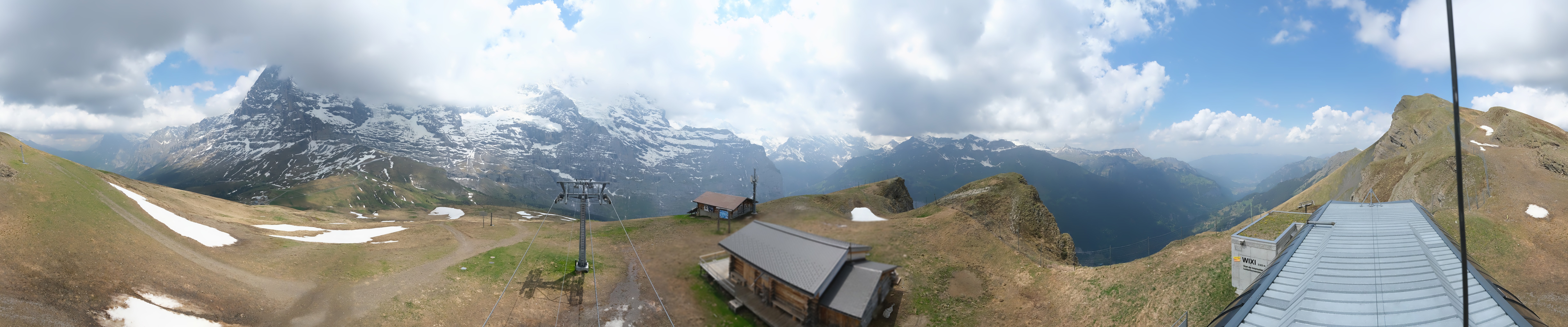 Archived image Webcam Top Station Lauberhorn, Grindelwald