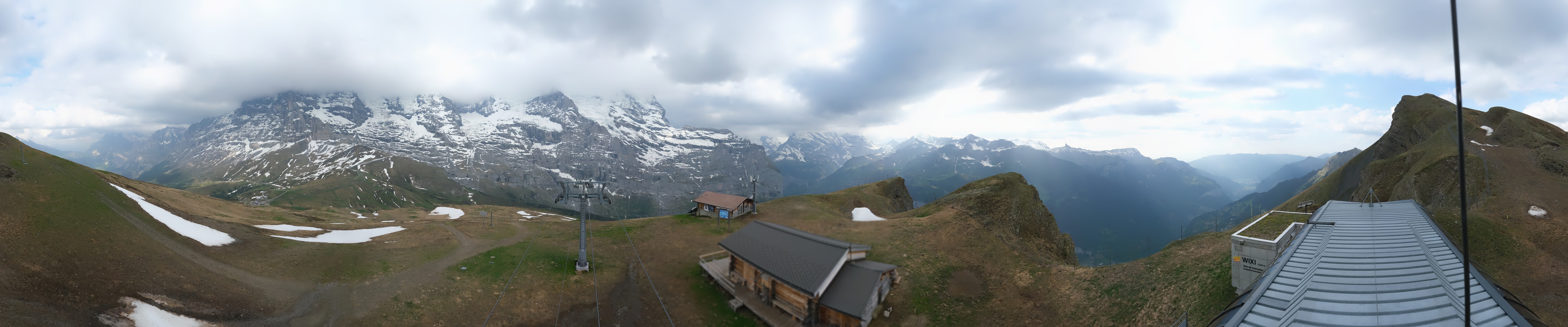 Archived image Webcam Top Station Lauberhorn, Grindelwald