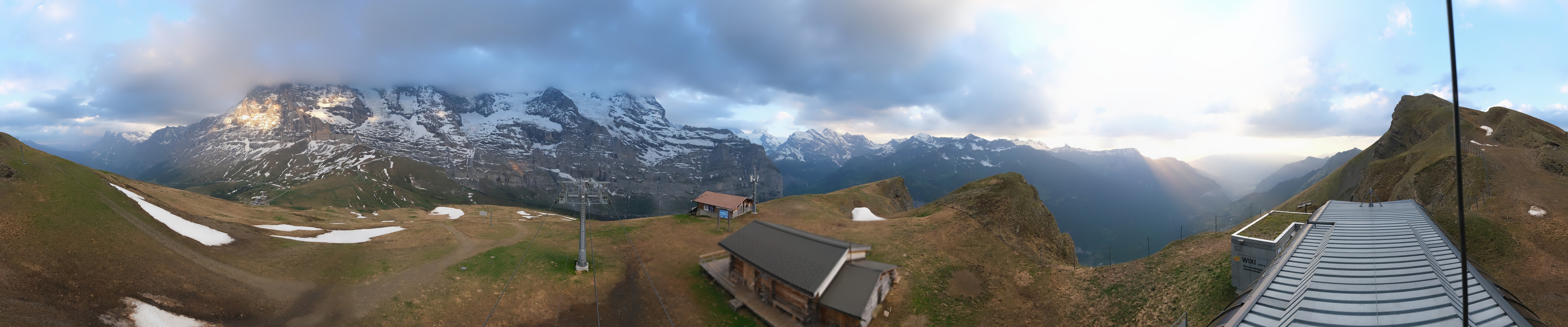 Archived image Webcam Top Station Lauberhorn, Grindelwald