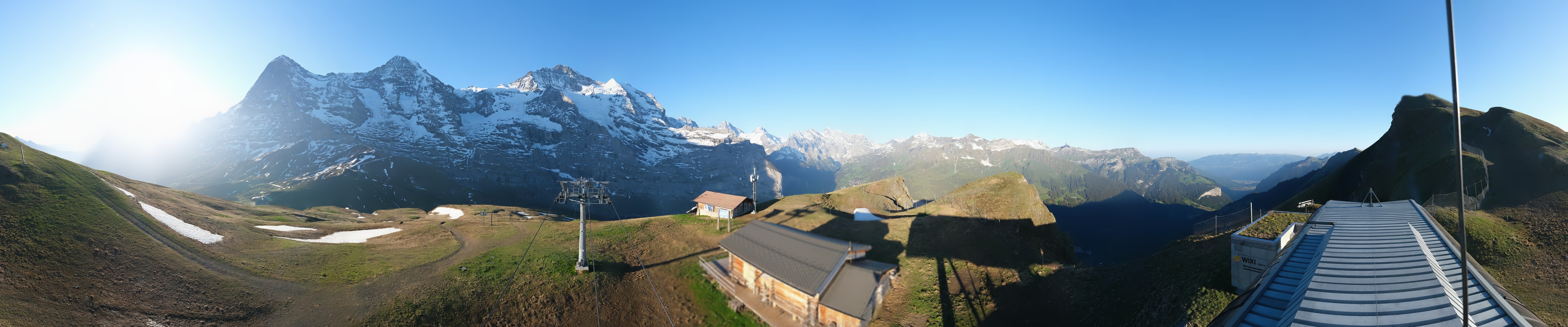 Archiv Foto Webcam Kleine Scheidegg-Lauberhorn, Grindelwald