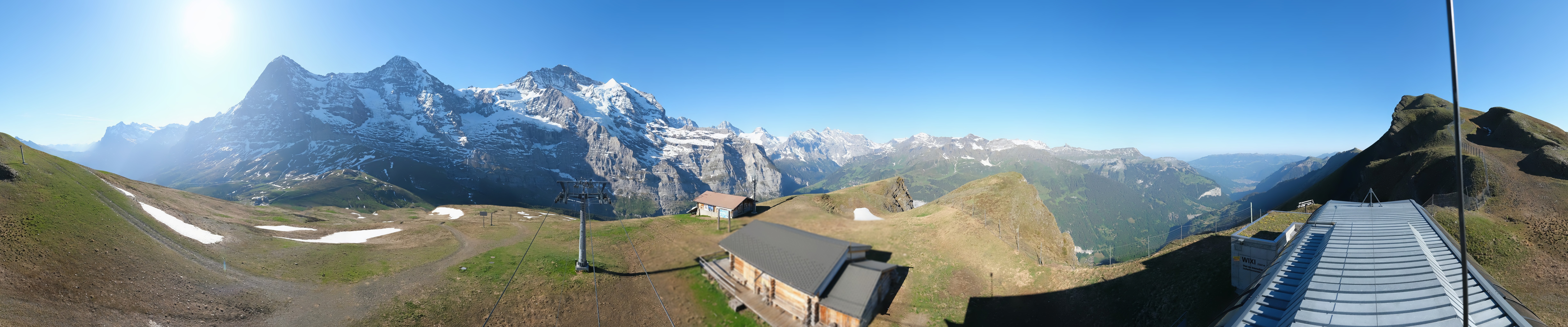 Archiv Foto Webcam Kleine Scheidegg-Lauberhorn, Grindelwald