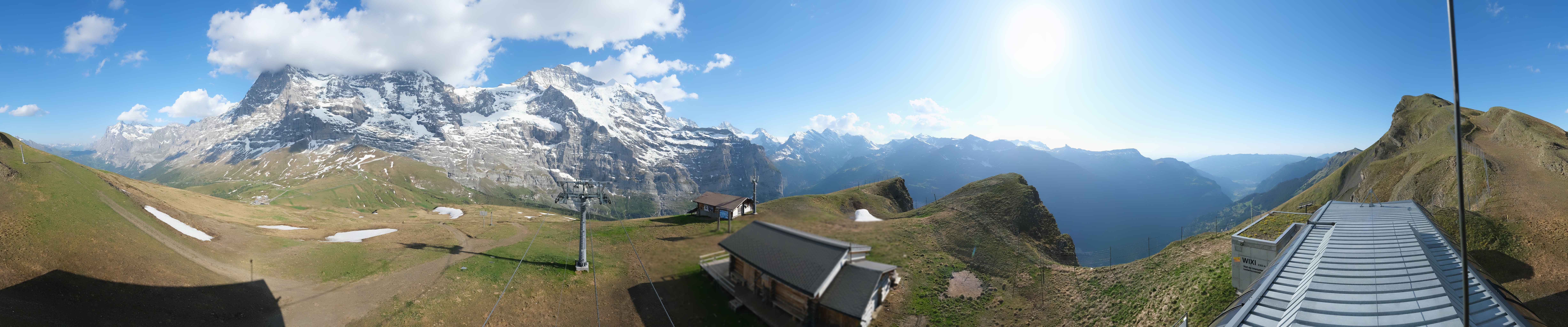 Archiv Foto Webcam Kleine Scheidegg-Lauberhorn, Grindelwald