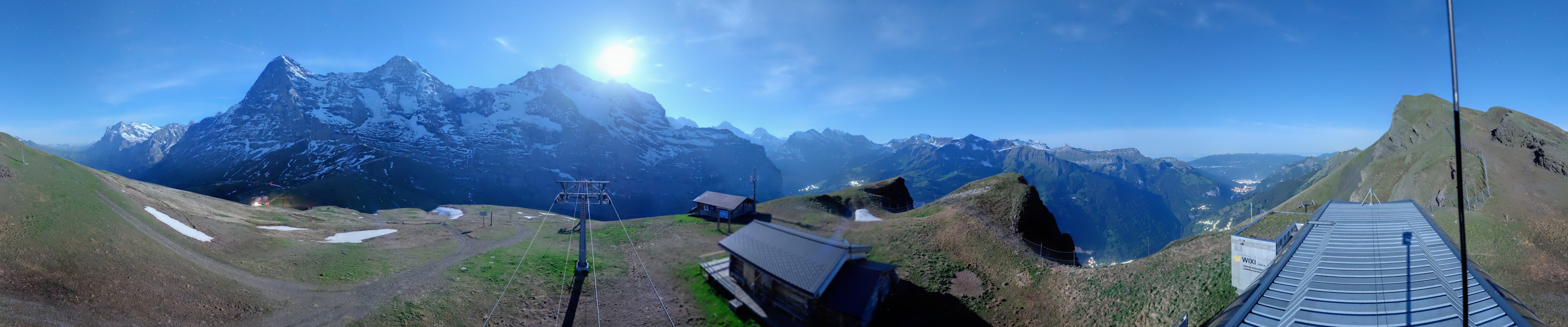 Archived image Webcam Top Station Lauberhorn, Grindelwald