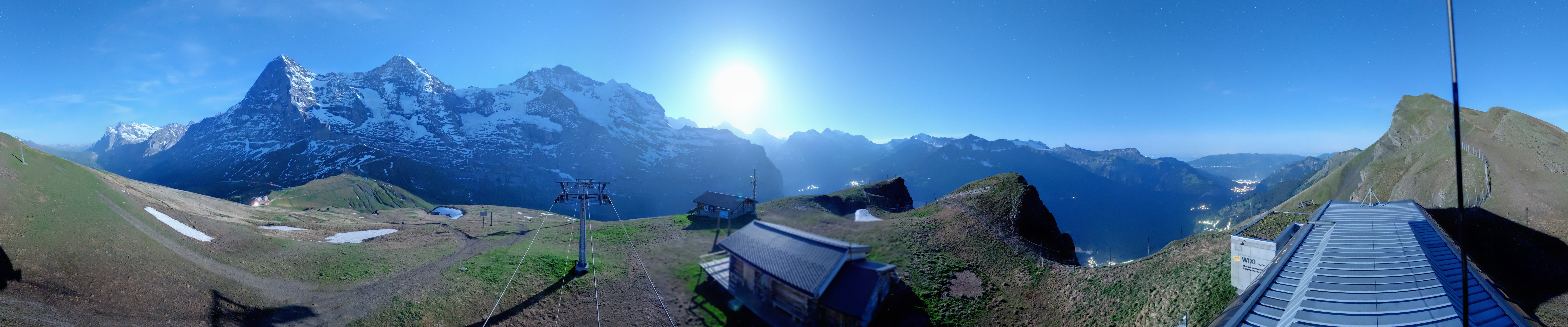 Archived image Webcam Top Station Lauberhorn, Grindelwald