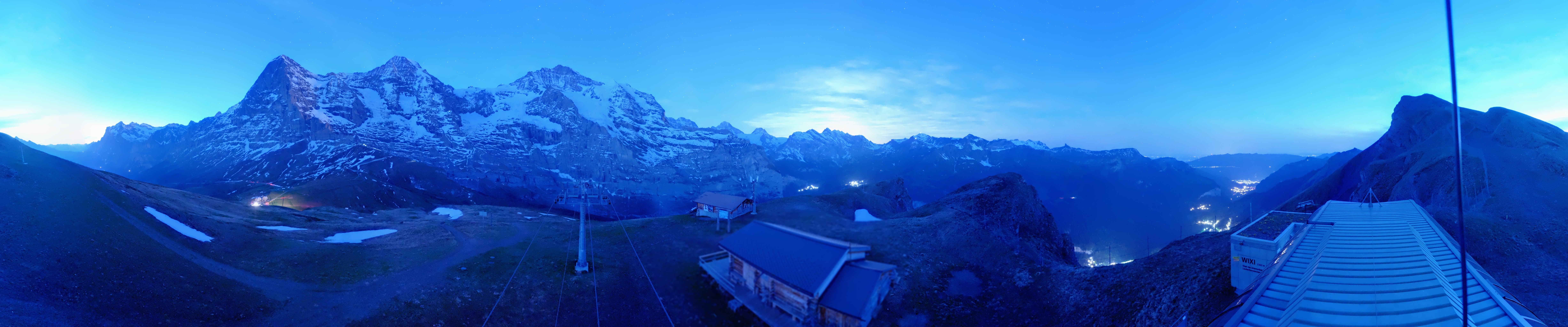 Archived image Webcam Top Station Lauberhorn, Grindelwald