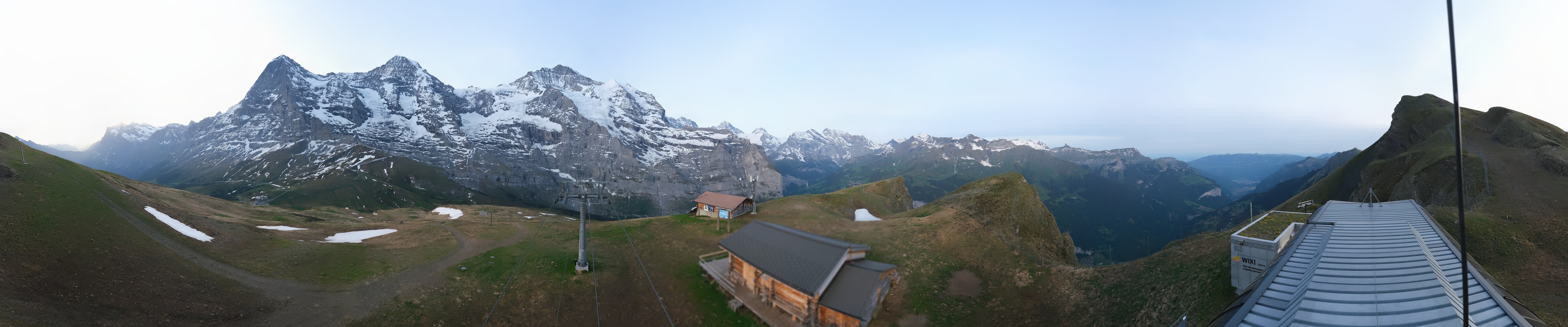 Archived image Webcam Top Station Lauberhorn, Grindelwald