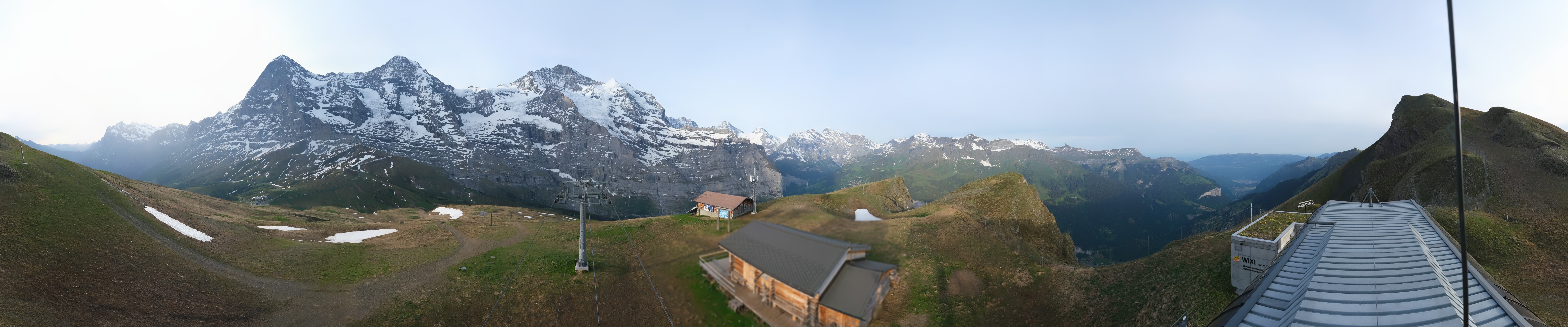 Archived image Webcam Top Station Lauberhorn, Grindelwald