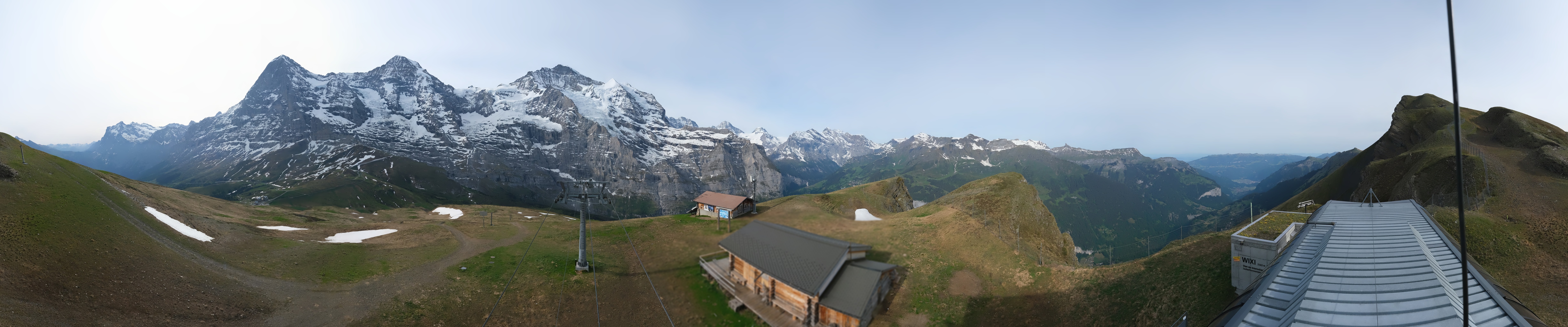 Archived image Webcam Top Station Lauberhorn, Grindelwald