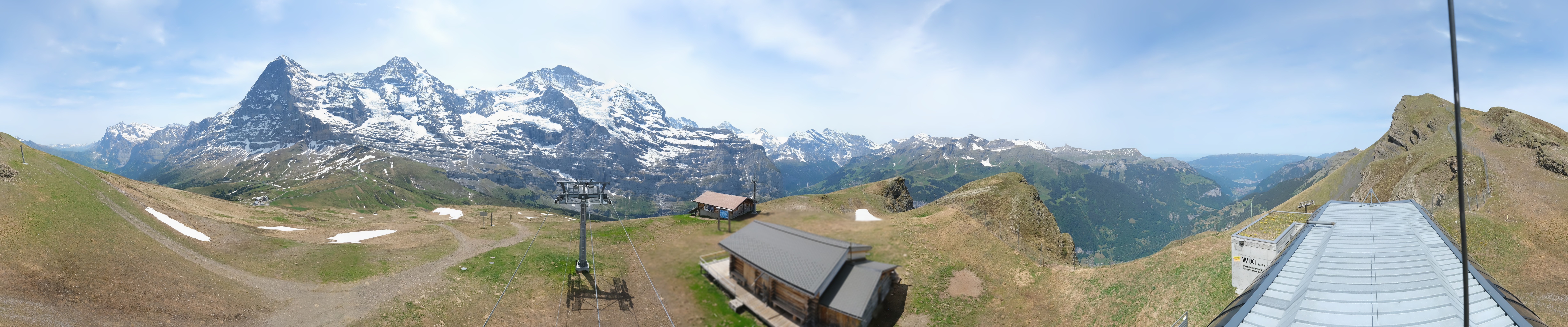 Archived image Webcam Top Station Lauberhorn, Grindelwald