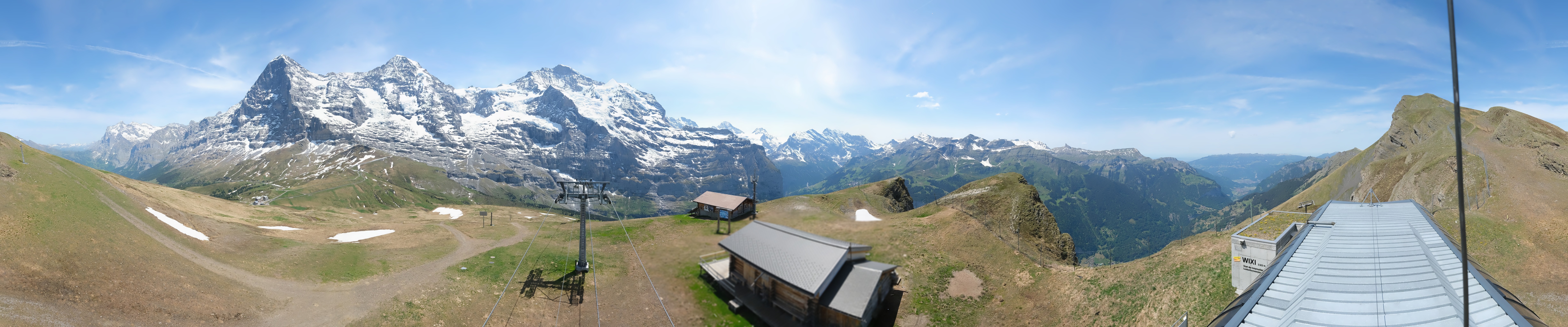 Archived image Webcam Top Station Lauberhorn, Grindelwald