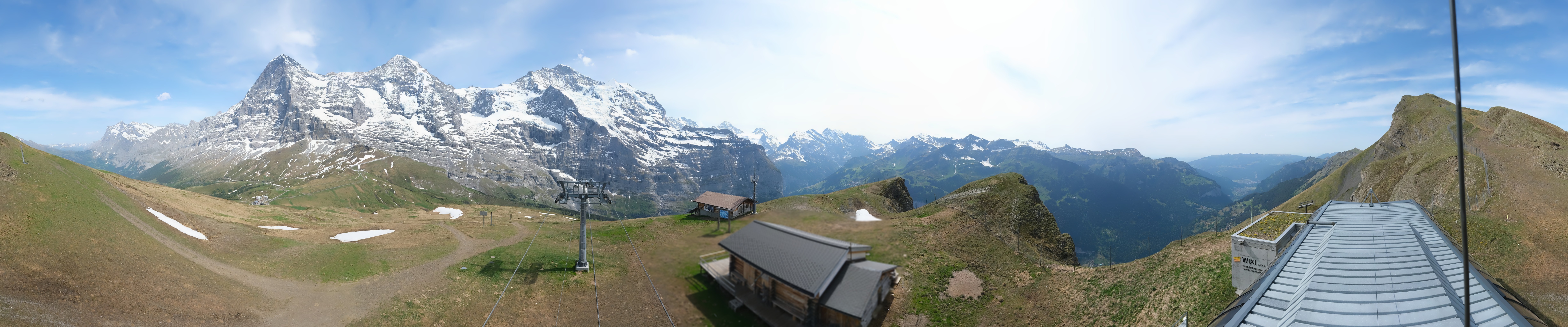 Archived image Webcam Top Station Lauberhorn, Grindelwald