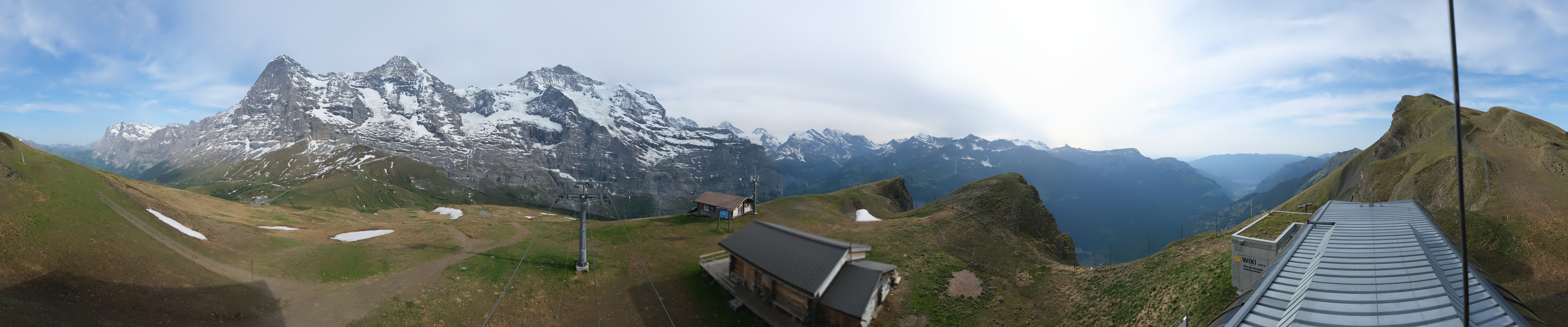 Archived image Webcam Top Station Lauberhorn, Grindelwald