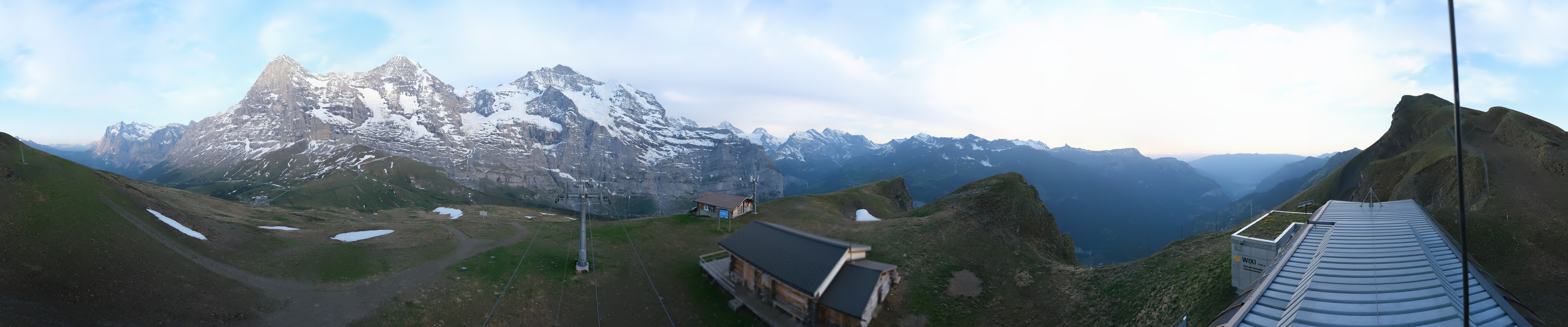 Archived image Webcam Top Station Lauberhorn, Grindelwald