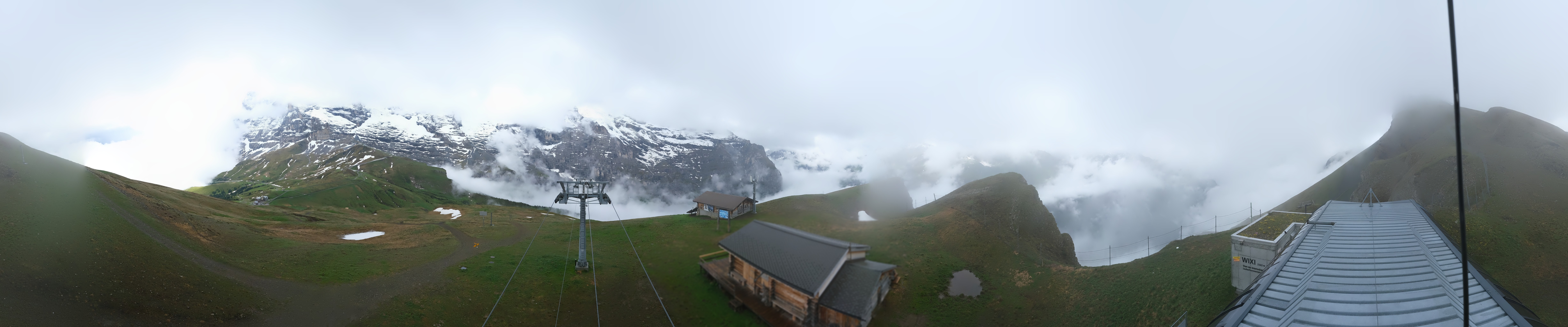 Archiv Foto Webcam Kleine Scheidegg-Lauberhorn, Grindelwald