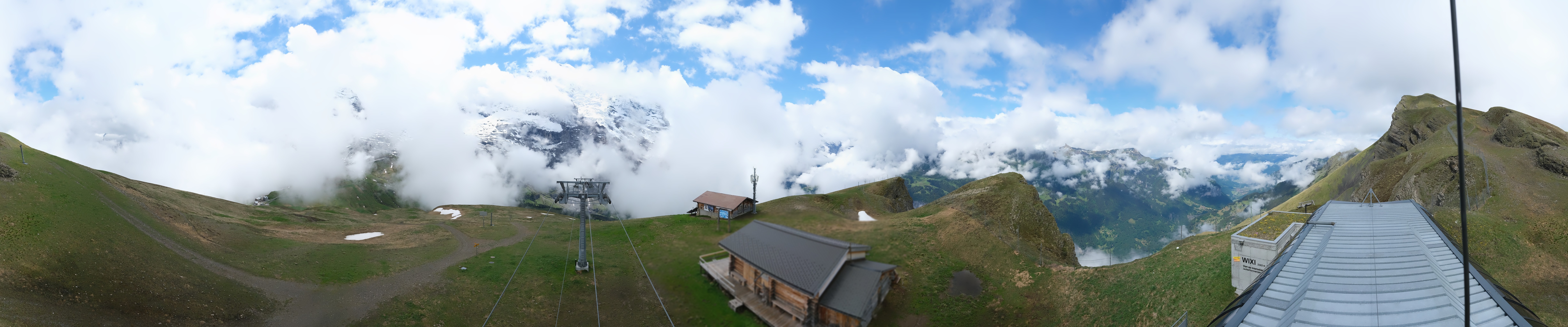 Archiv Foto Webcam Kleine Scheidegg-Lauberhorn, Grindelwald