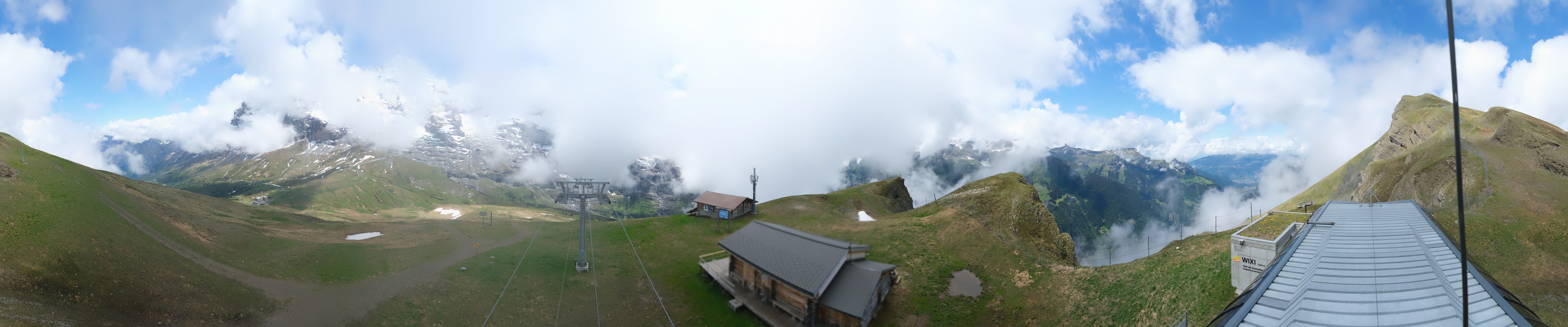 Archiv Foto Webcam Kleine Scheidegg-Lauberhorn, Grindelwald
