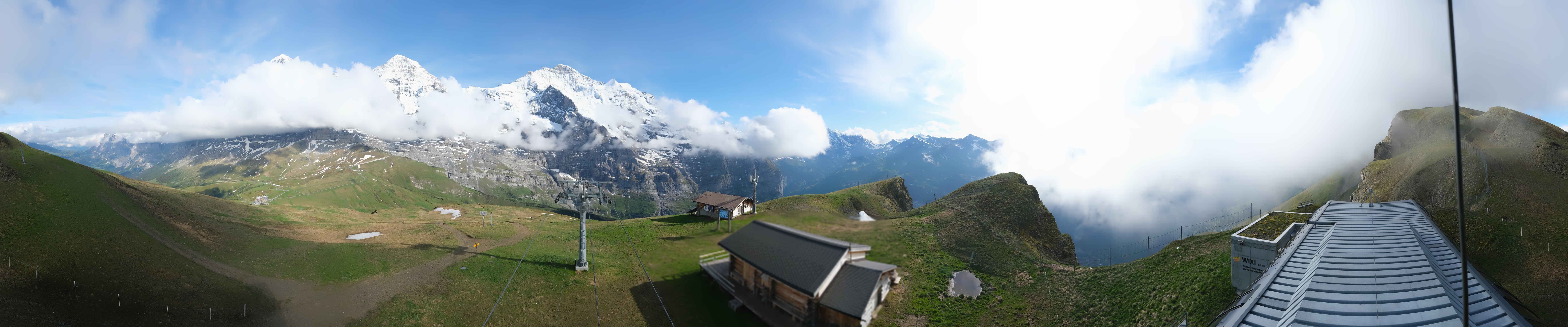 Archiv Foto Webcam Kleine Scheidegg-Lauberhorn, Grindelwald