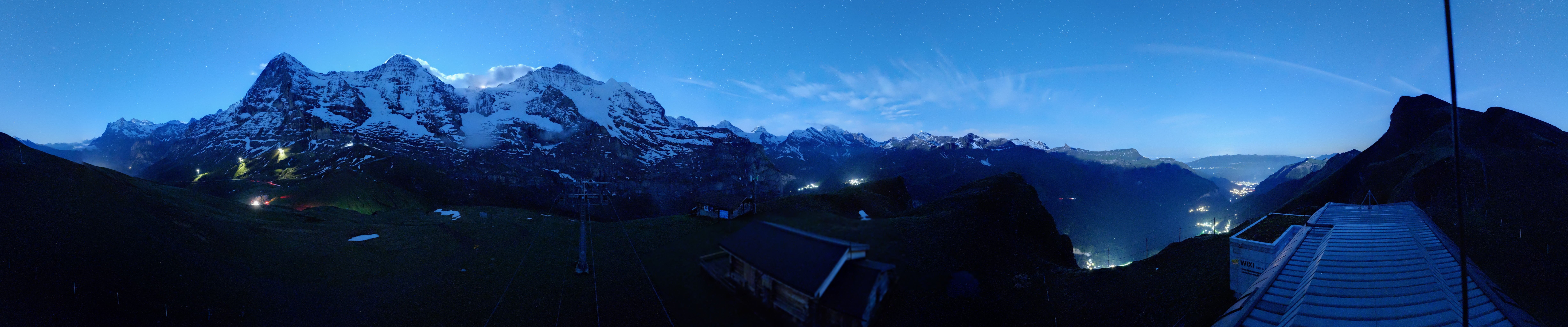 Archived image Webcam Top Station Lauberhorn, Grindelwald