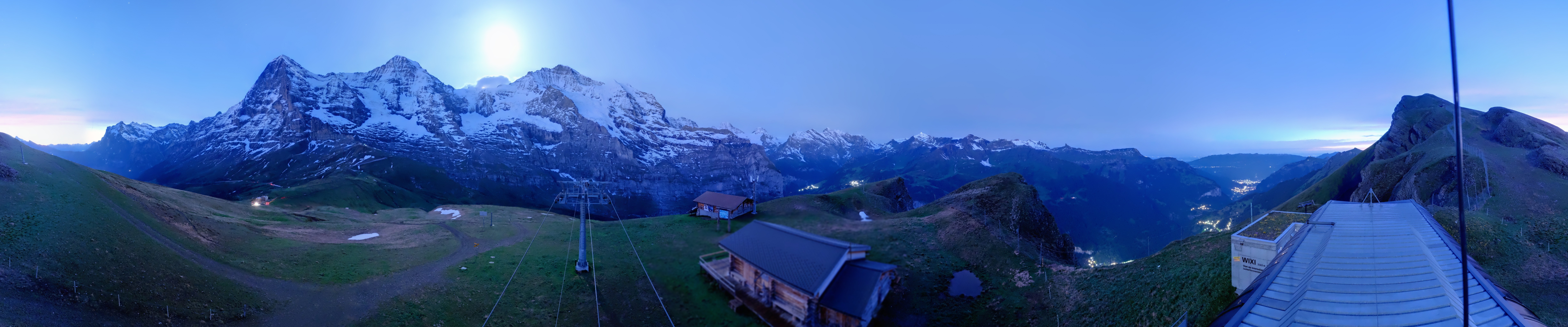 Archived image Webcam Top Station Lauberhorn, Grindelwald
