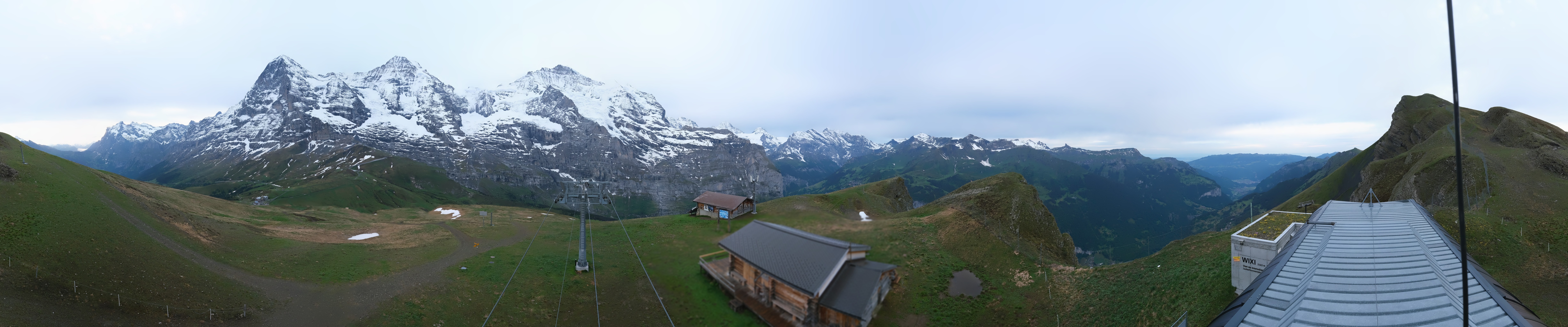 Archived image Webcam Top Station Lauberhorn, Grindelwald