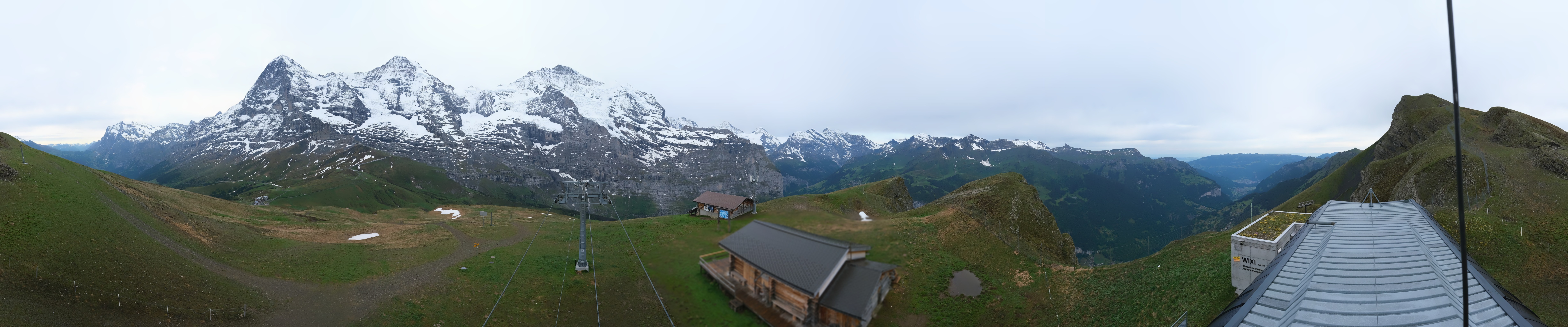 Archived image Webcam Top Station Lauberhorn, Grindelwald