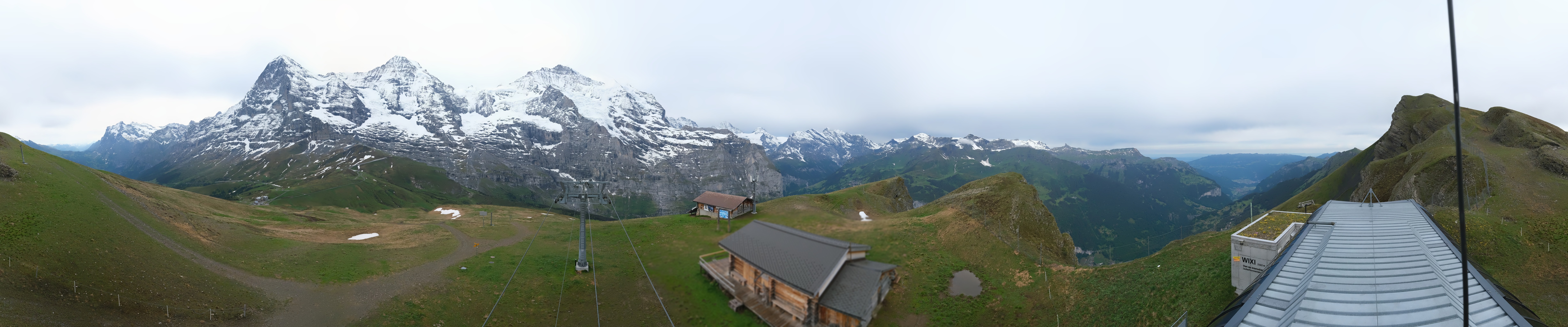 Archived image Webcam Top Station Lauberhorn, Grindelwald