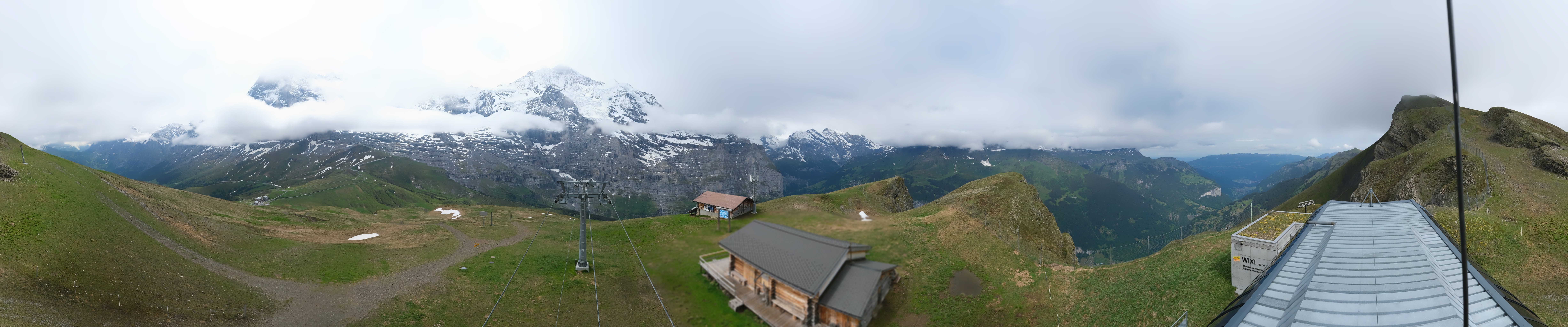 Archived image Webcam Top Station Lauberhorn, Grindelwald